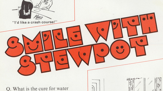 Smile With Stewpot: a double page of jokes!